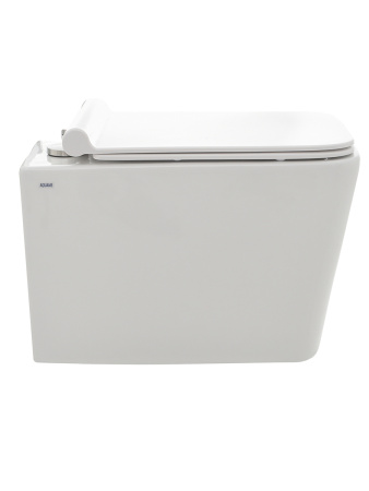 Унитаз подвесной безободковый AQUAme AQM2003 белый, с сиденьем микролифт