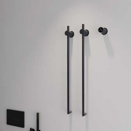 Полотенцесушитель электрический ABBER Charme AH4002MB черный матовый