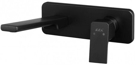 Смеситель для раковины E.C.A Tiera 102167605C1EX-K черный матовый