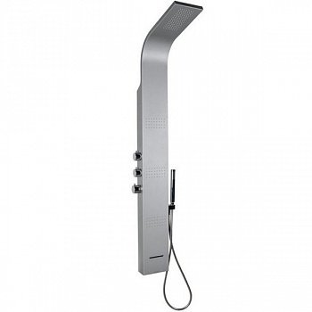 Душевая панель Ravak Totem Jet Pure X01501 с гидромассажем Хром матовый