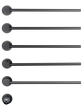 Полотенцесушитель электрический встраиваемый WONZON & WOGHAND MÜNCHEN, Темный графит (WW-A355-GM)