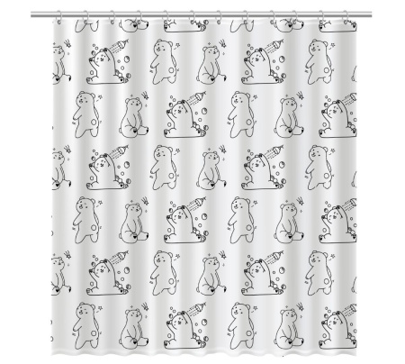 Шторка для ванной Fixsen Teddy Wash FX-1505