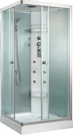 Душевая кабина Timo Lux TL-1504 R 110x85x230 профиль хром глянцевый, стекло прозрачное