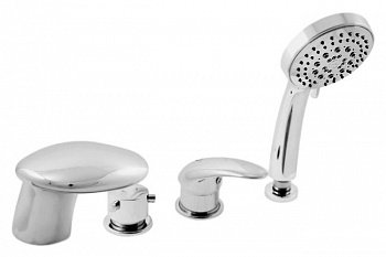 Смеситель на борт ванны Rav Slezak Dunaj D471.5P хром