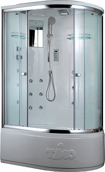 Душевая кабина Timo Lux T-7720 L 120x85x220 профиль хром глянцевый, стекло прозрачное