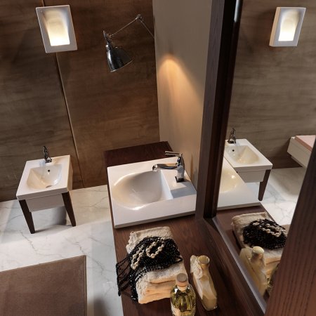 Встраиваемая раковина Kerasan Bentley 55 3942 Белая