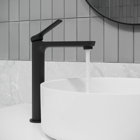 Смеситель для раковины IDDIS Parker PARBL01i01 черный матовый