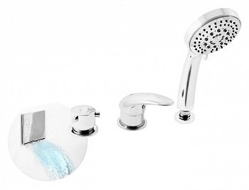 Смеситель на борт ванны Rav Slezak Dunaj D463.5P хром