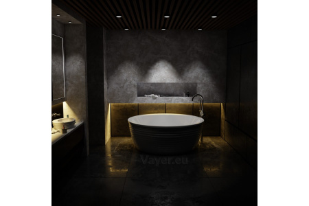 Ванна акриловая отдельностоящая Vayer BOOMERANG Гл000010534, 160x160