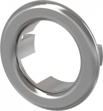 Обрамление перелива Alcaplast A21 хром