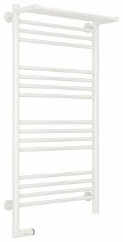 Полотенцесушитель электрический Сунержа Богема с полкой 2.0 100х50 белый, подключение правое