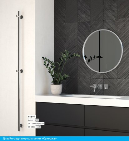 Полотенцесушитель электрический Сунержа Аскет 1650 белый матовый