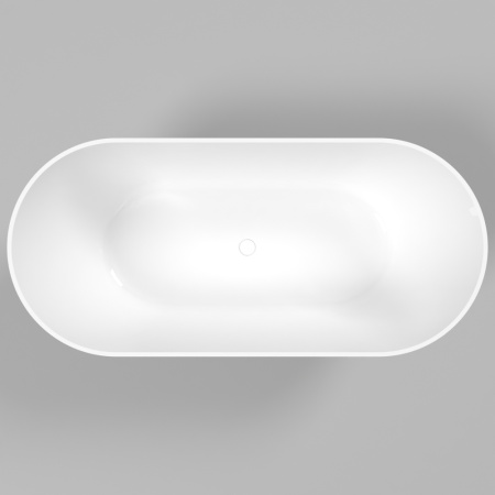 Ванна WHITECROSS Coral A 165x75 (белый глянец) иск. камень