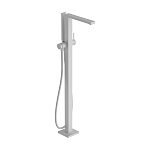 Смеситель для ванны напольный Hansgrohe Tecturis E 73445700 белый матовый