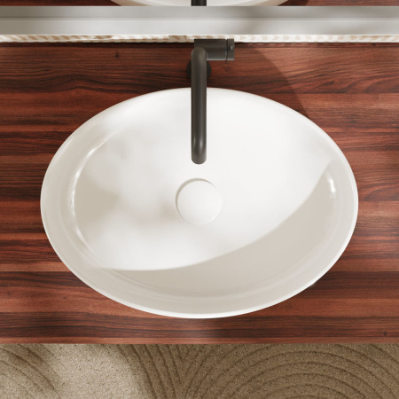 Раковина накладная 55см Hansgrohe Xuniva D 60165450 белый