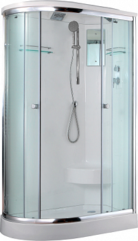 Душевая кабина Timo Lux T-7702 R P 120x85x225 профиль хром глянцевый, стекло прозрачное