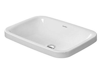 Раковина встраиваемая сверху 60см Duravit DuraStyle 0372600000 белый