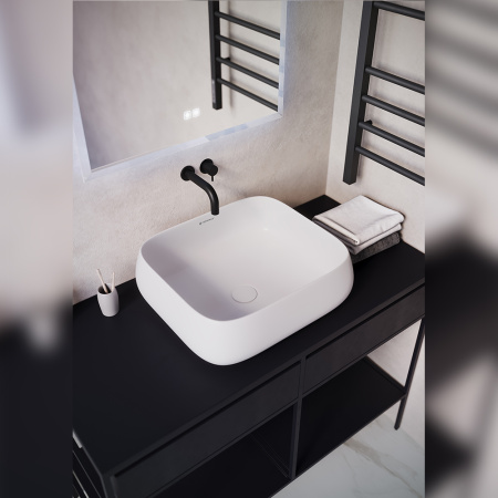 Раковина чаша Terminus Сицилия 01RN44x39x15W, белый