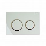 Кнопка смыва Geberit Omega 20 115.085.KK.1 белый/золотой Кнопка смыва Geberit Omega 20 115.085.KK.1 белый/золотой