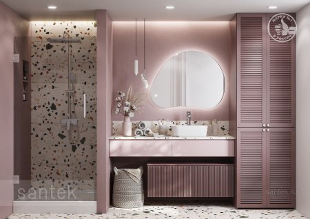 Раковина Santek Одри Soft 420х420 отверстие под смеситель 1WH501709