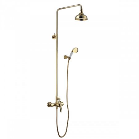 Душевая стойка Lemark Brava LM4760G золото