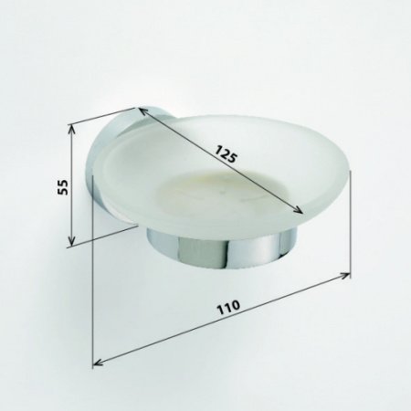 Мыльница Bemeta Omega 104108042 Глянец