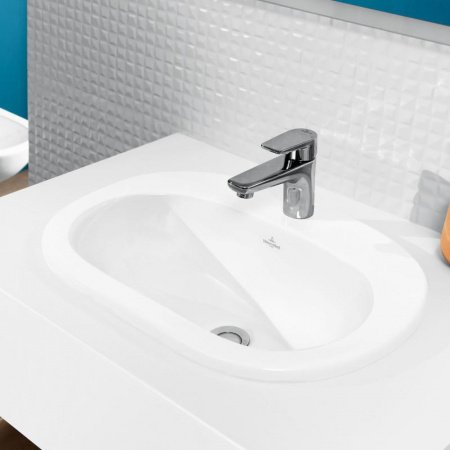 Раковина встраиваемая сверху 56 см Villeroy & Boch O.novo 41615601 alpin