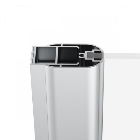 Душевой угол Ravak Chrome CSKK4 80x80x195 профиль белый, стекло прозрачное