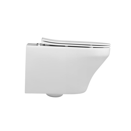 Унитаз подвесной безободковый Vincea Edge-M VT1-37 белый, с сиденьем микролифт