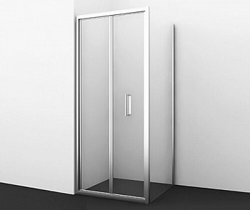 Душевой угол WasserKraft Weser 78F03 90x90x200, профиль хром, стекло прозрачное
