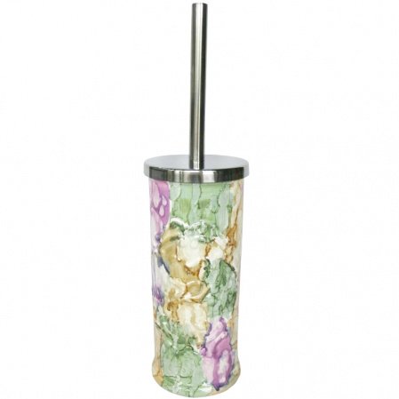 Ершик для унитаза Fixsen Fany C068-DC Белый Хром Рисунок