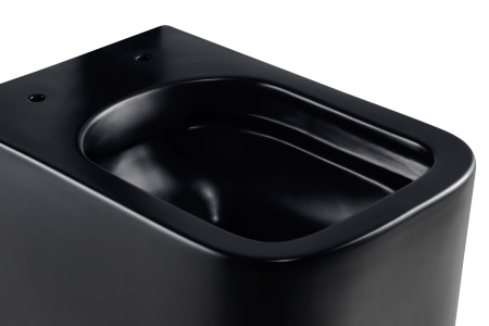 Унитаз подвесной безободковый Vincea Ultra VT1-32MB черный матовый, с сиденьем микролифт