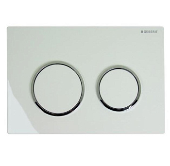 Кнопка смыва Geberit Omega 20 115.085.KJ.1 белый/хром глянцевый