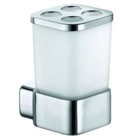 Стакан для зубных щеток Kludi E2 4998205 Хром/Белый