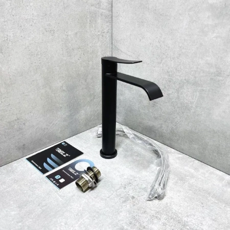 Смеситель для раковины BELZ B11812-7, черный матовый