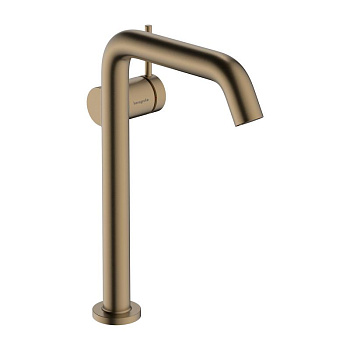 Смеситель для раковины Hansgrohe Tecturis S 73370140 бронза шлифованная