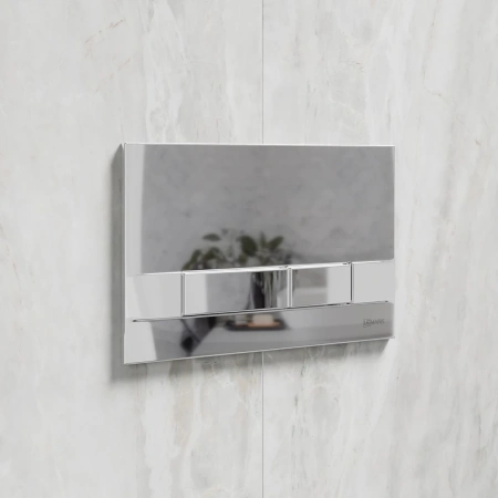 Кнопка смыва для унитазов Lemark BIT 9801005 хром глянцевый