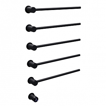 Полотенцесушитель электрический ABBER Charme AH4005MB черный матовый