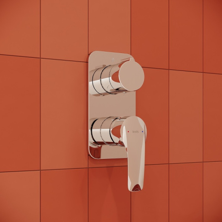 Встраиваемый смеситель с тремя выходами, Ray, IDDIS RAYSB00i68