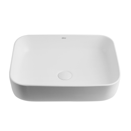 Раковина накладная 50см ABBER RECHTECK AC2202MW белый матовый