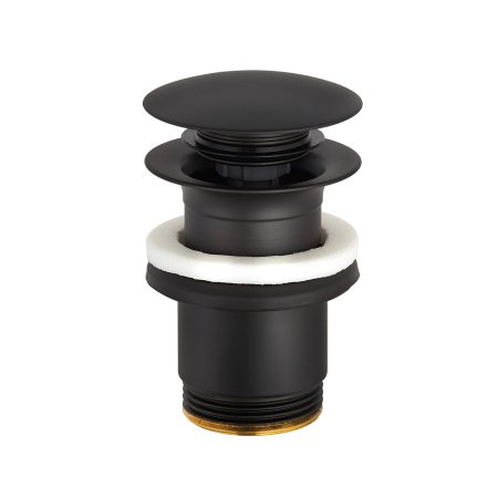 Донный клапан click-clack Kludi 1042639-00 черный матовый