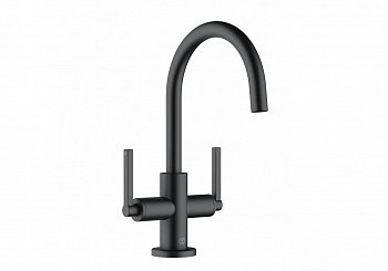 Смеситель для раковины Kludi Nova Fonte 201183915 черный матовый
