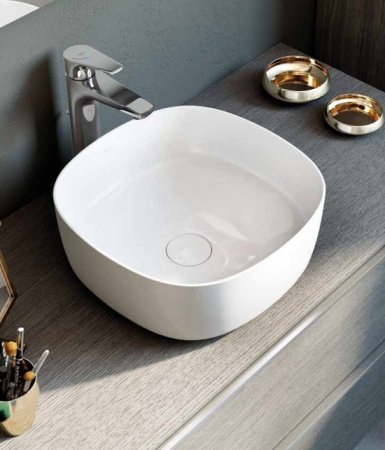Раковина накладная 37см Roca Inspira 327502000 белый