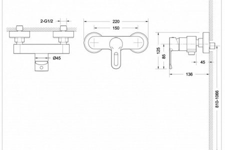Смеситель для душа Bravat Stream-D F637163C-01 хром
