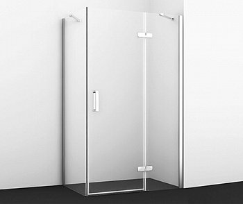 Душевой угол WasserKraft Aller 10H10R 120x100x200, профиль хром, стекло прозрачное