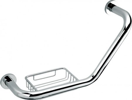 Поручень с мыльницей Rush Bianki BI76910 Хром