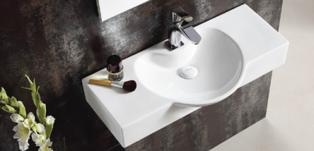 Раковина подвесная 70см Gid Str4280c белый