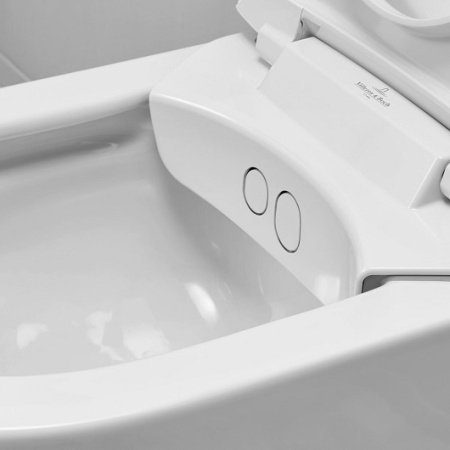 Унитаз-биде подвесной Villeroy & Boch ViClean-I200 V0E200R1 alpin ceramicplus