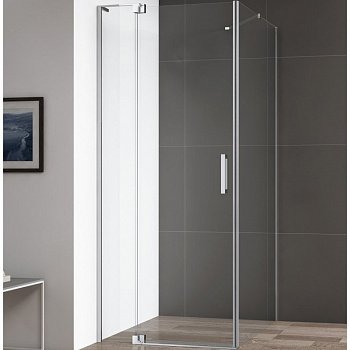 Душевой уголок Cezares Slider АН-1 100/110х80 профиль Хром стекло прозрачное