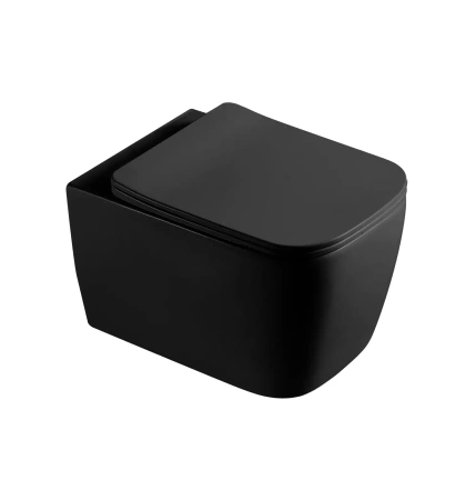 Унитаз подвесной безободковый GID Tr2140BM черный матовый